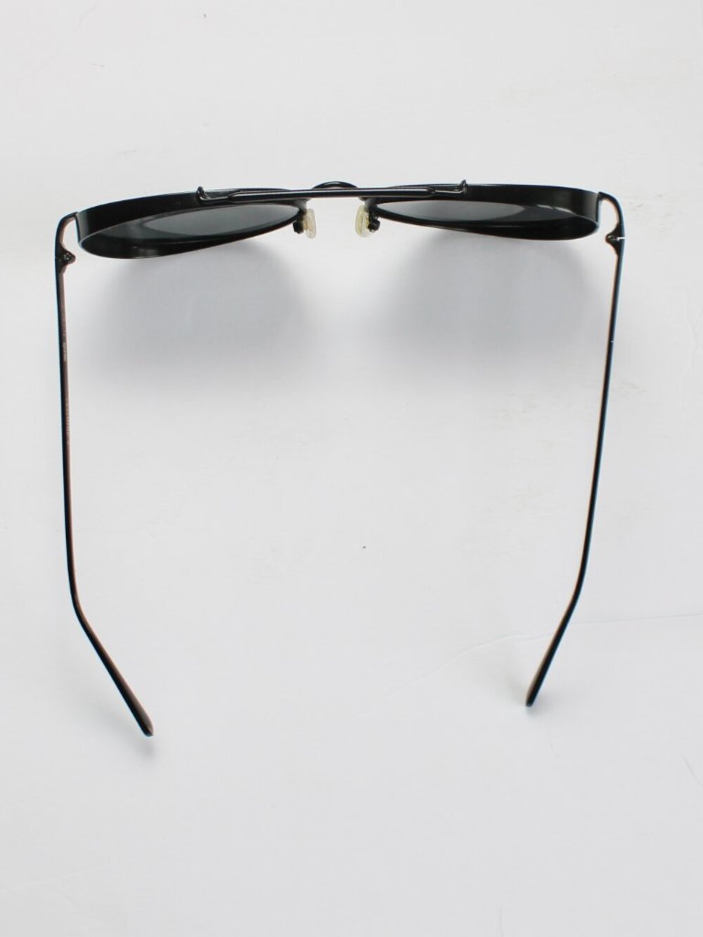 Melt Black Aviator Oversized Metal Frame Sunglasses Series 3 - Picture 5 of 7